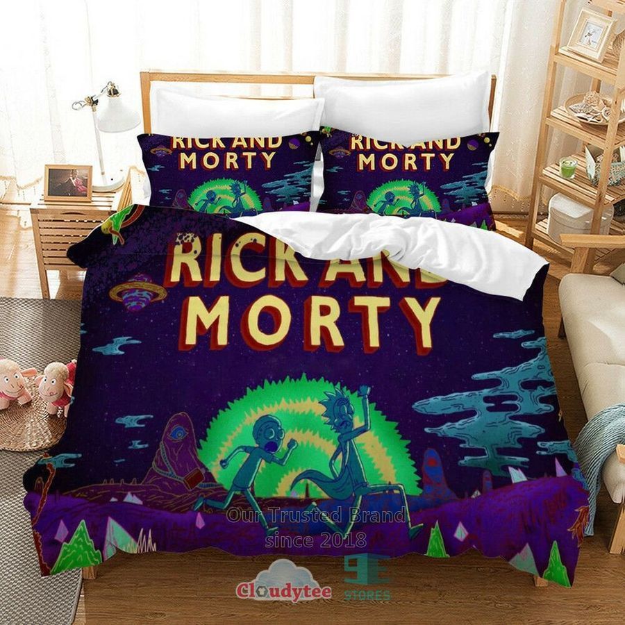 Rick and Morty Run Bedding Set – LIMITED EDITION