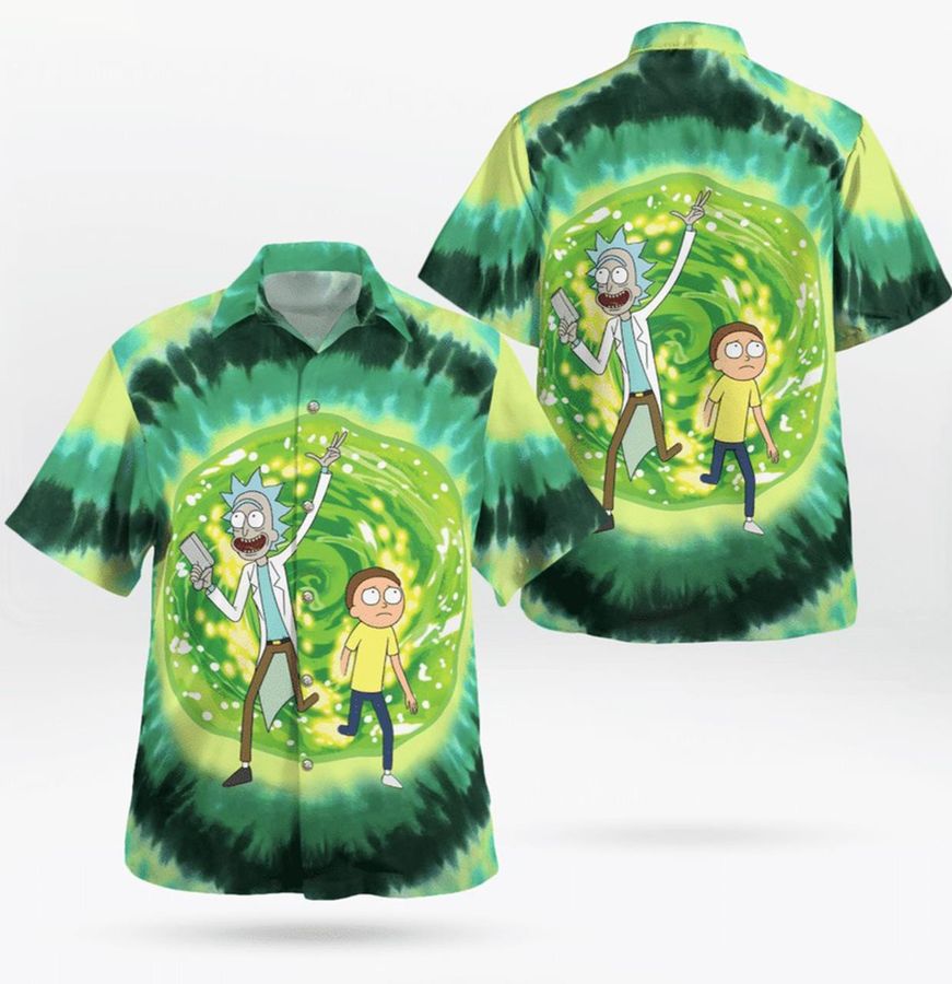 Rick And Morty Science Hawaiian Shirt