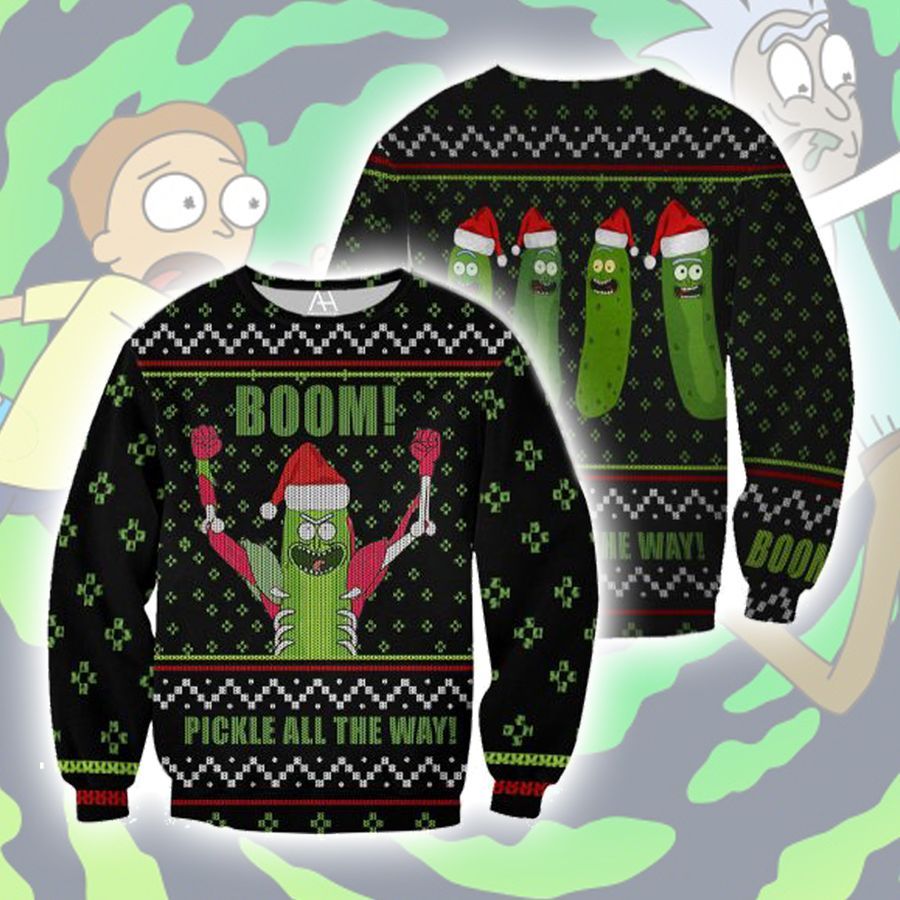 Rick and Morty Ugly Sweater Christmas Gift