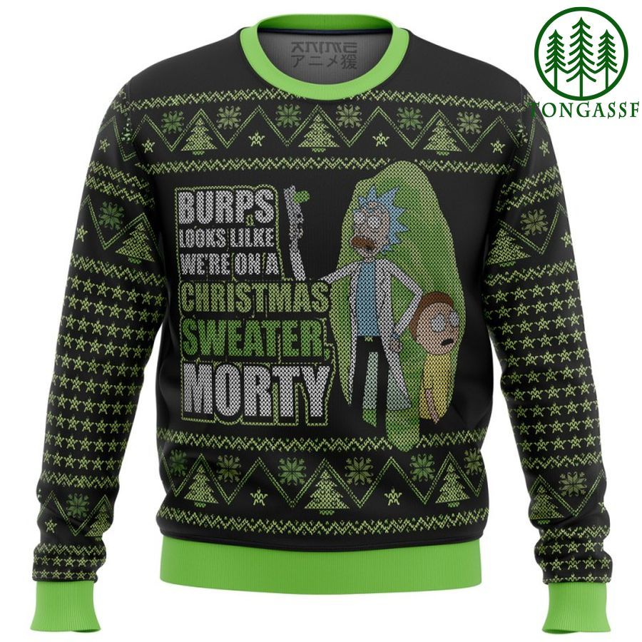 Rick and Morty Were In a Xmas Sweater Ugly Christmas Sweater