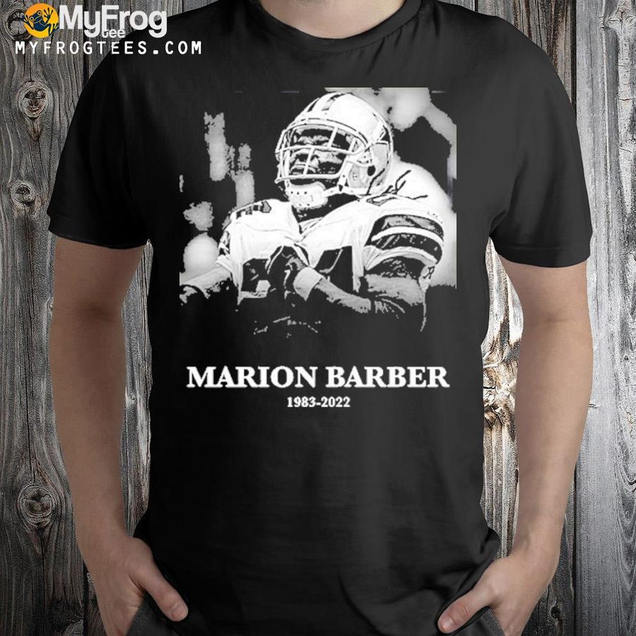 Rip marion barber iiI 1983 2022 thank you for the memories 2022 shirt
