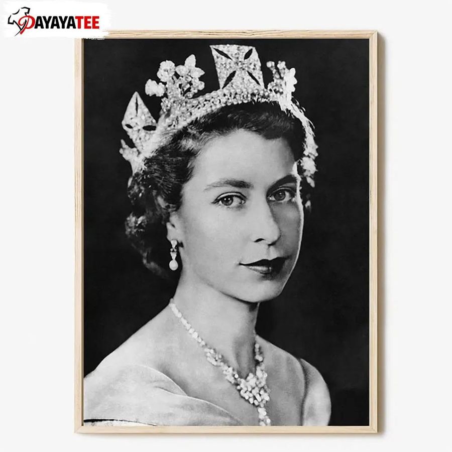 Rip Queen Elizabeth Ii Poster British Royal Wall Print Art