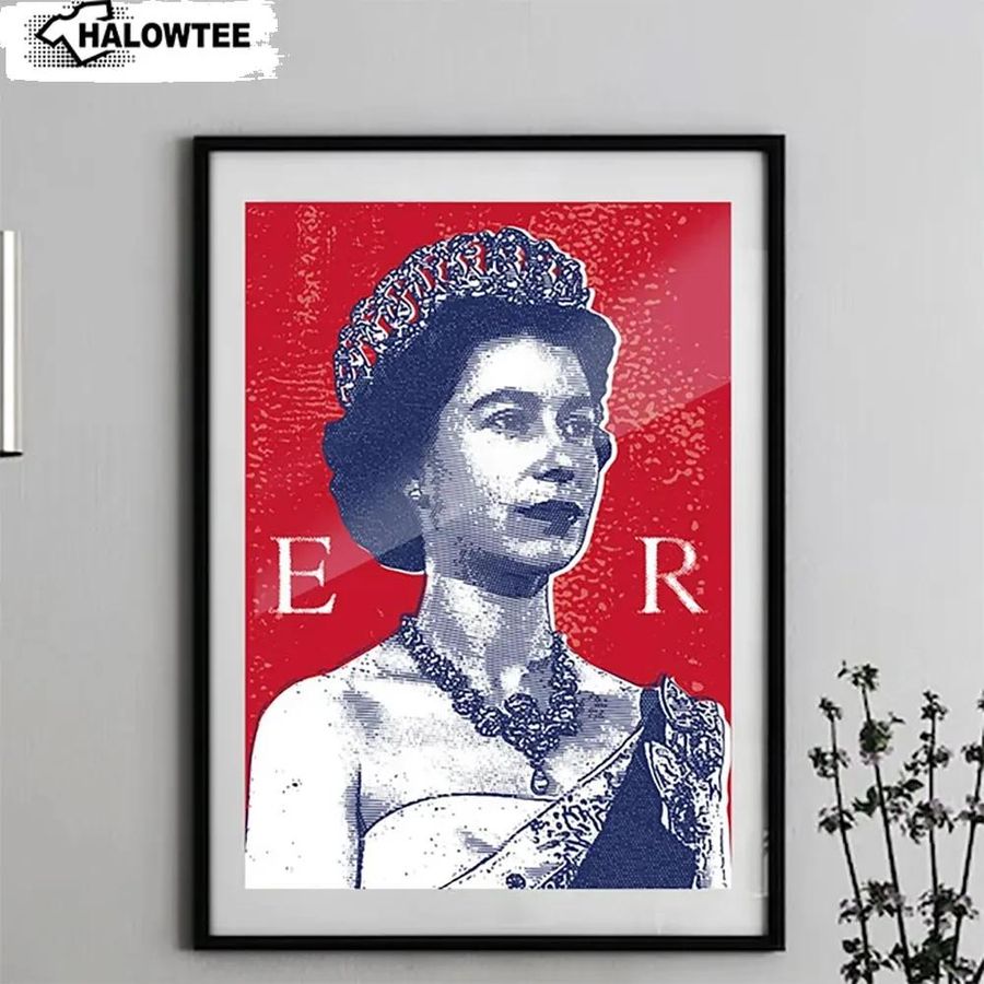Rip Queen Elizabeth Ii Poster Her Majesty 1926 2022 Platinum Jubilee
