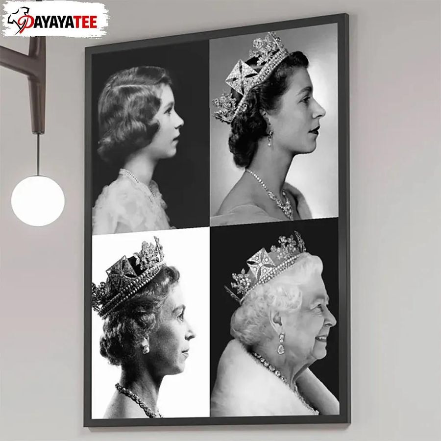 Rip Queen Elizabeth Ii Poster Queen Of England 1926 2022 Wall Art Gift