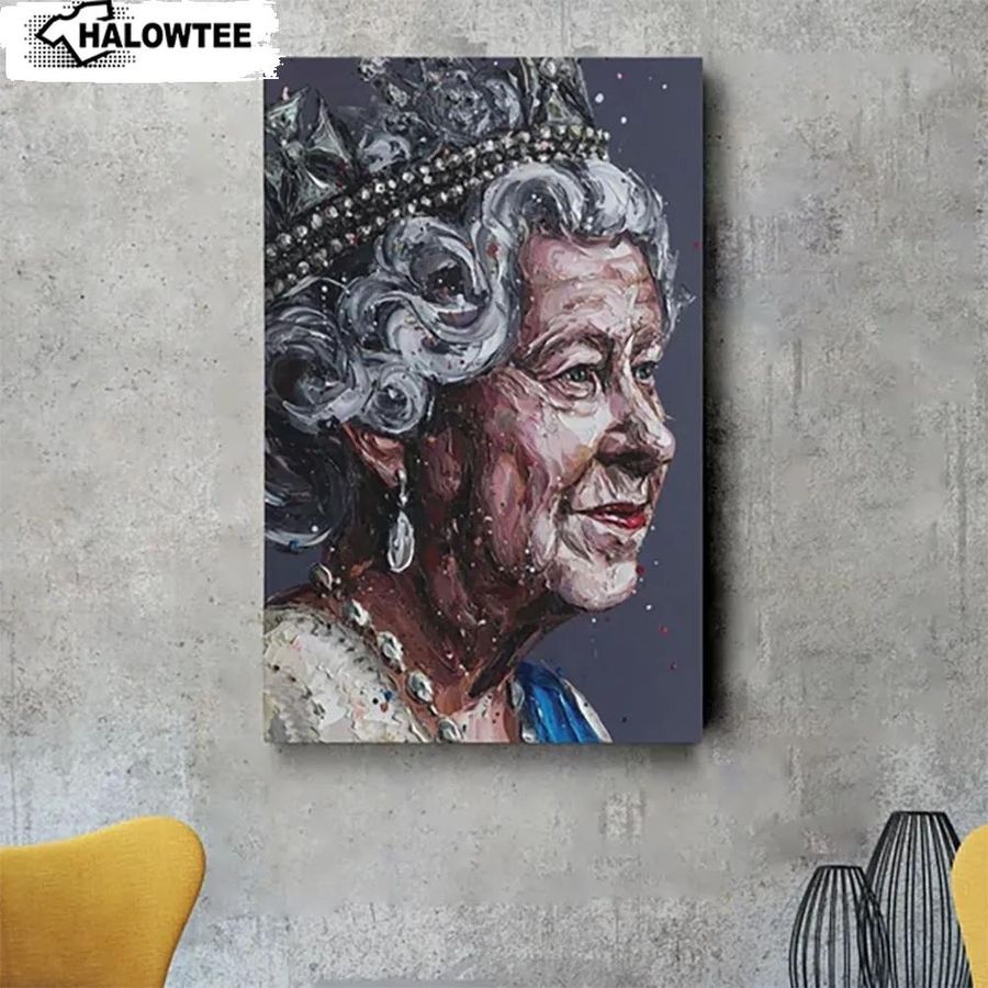Rip Queen Elizabeth Ii Poster Wall Art Home Decor Gift