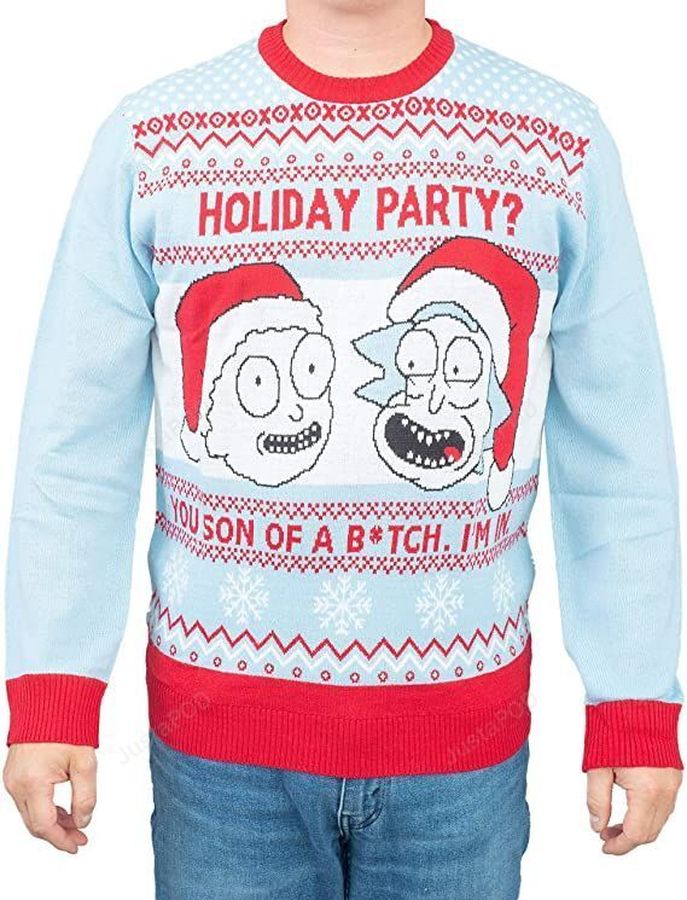 Ripple Junction Rick And Morty Ugly Sweater, Ugly Sweater, Christmas Sweaters, Hoodie, Sweater