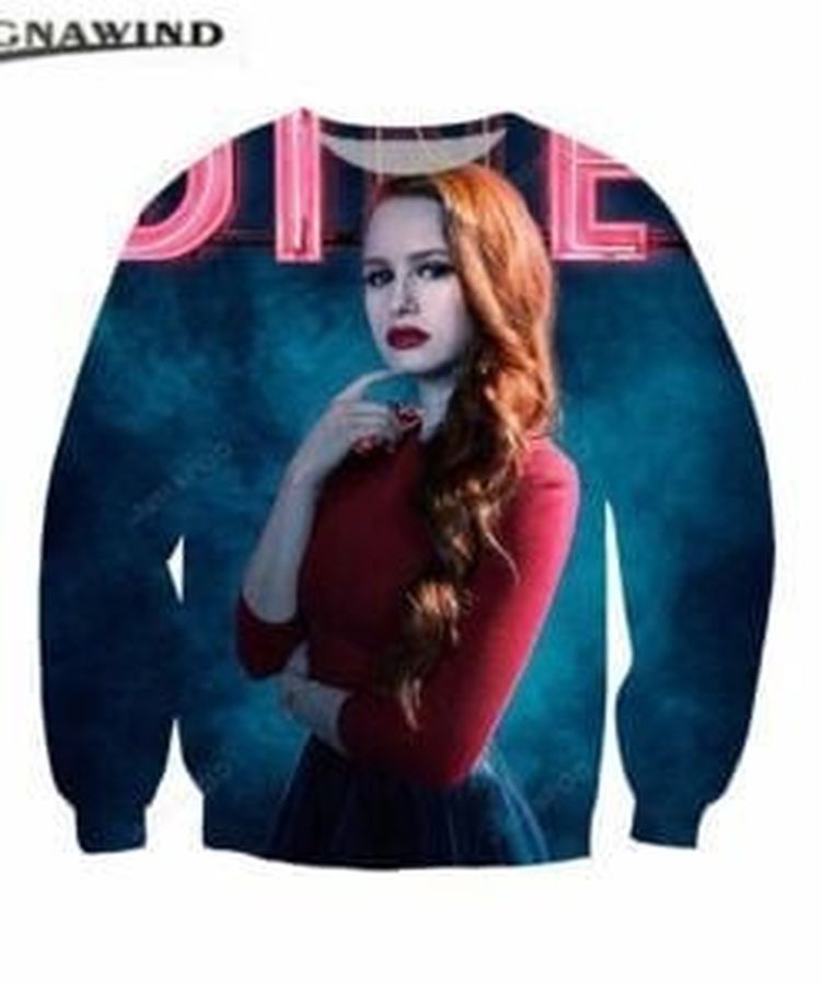 Riverdale Betty Cooper Ugly Christmas Sweater All Over Print Sweatshirt