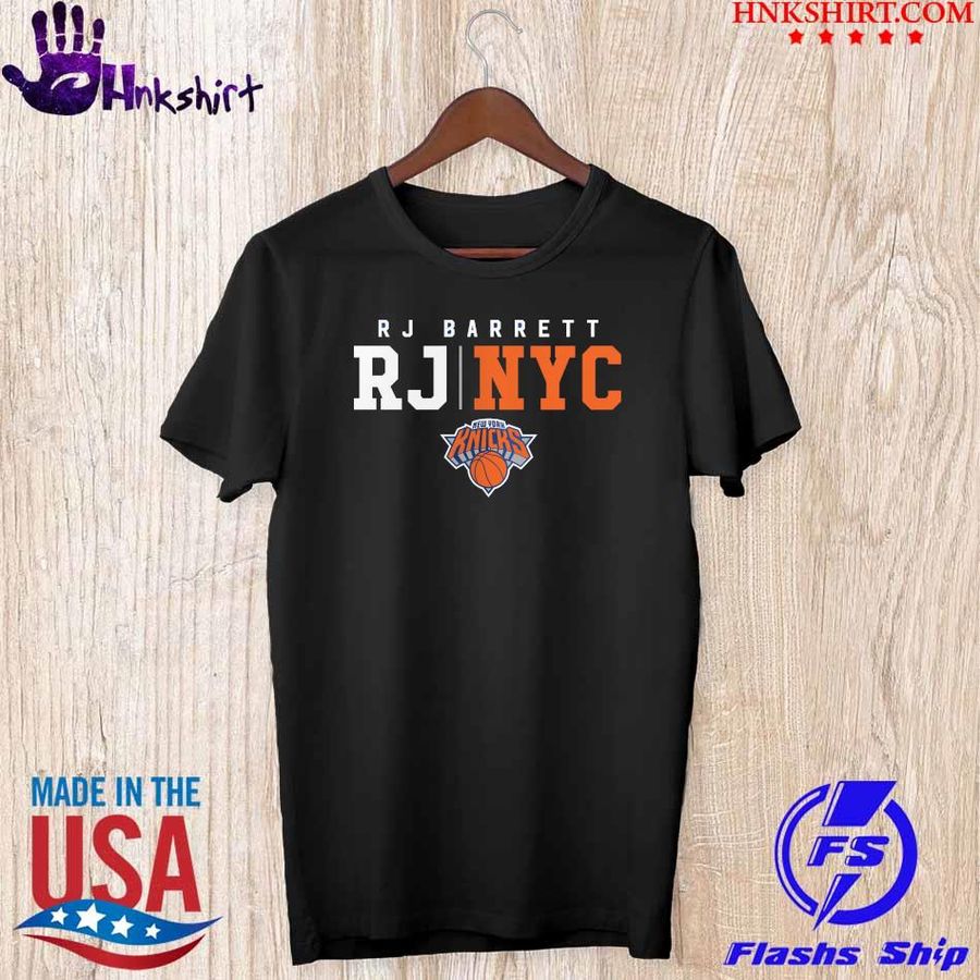 RJ Barrett RJ NYC New York Knicks shirt