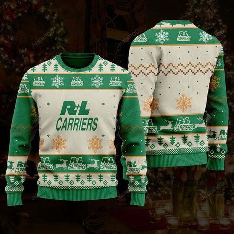 R+L Carriers Ugly Christmas Sweater, All Over Print Sweatshirt, Ugly Sweater, Christmas Sweaters, Hoodie, Sweater