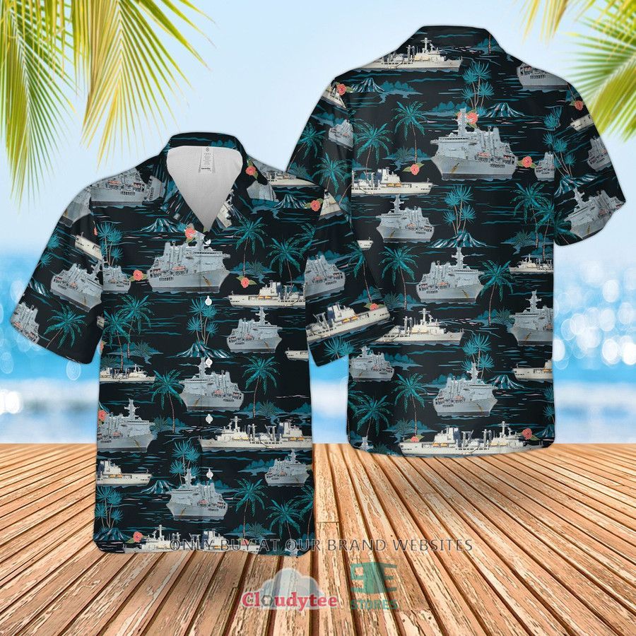 RN Historical RFA Fort George A388 Hawaiian Shirt, Shorts – LIMITED EDITION
