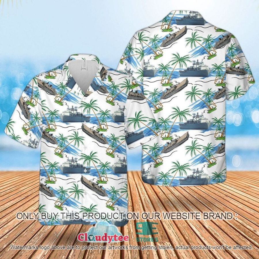 RN HMS BULWARK L15 Hawaiian Shirt, Short – LIMITED EDITION