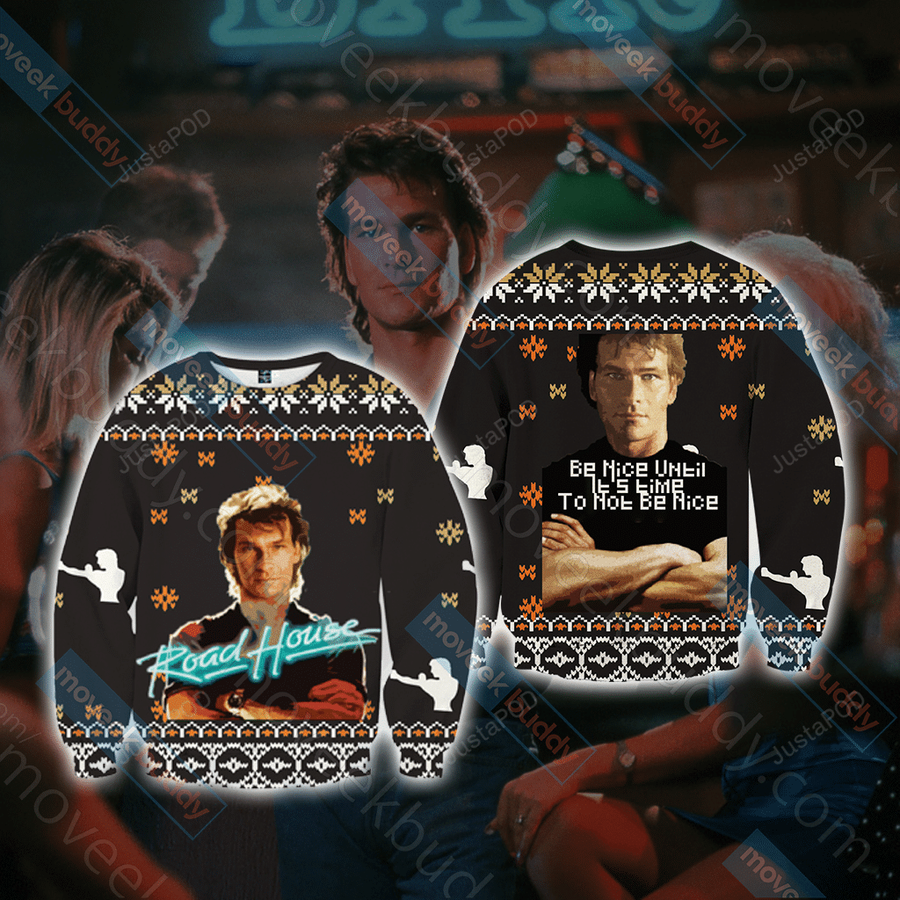 Road House Patrick Swayze Ugly Christmas Sweater All Over Print.png
