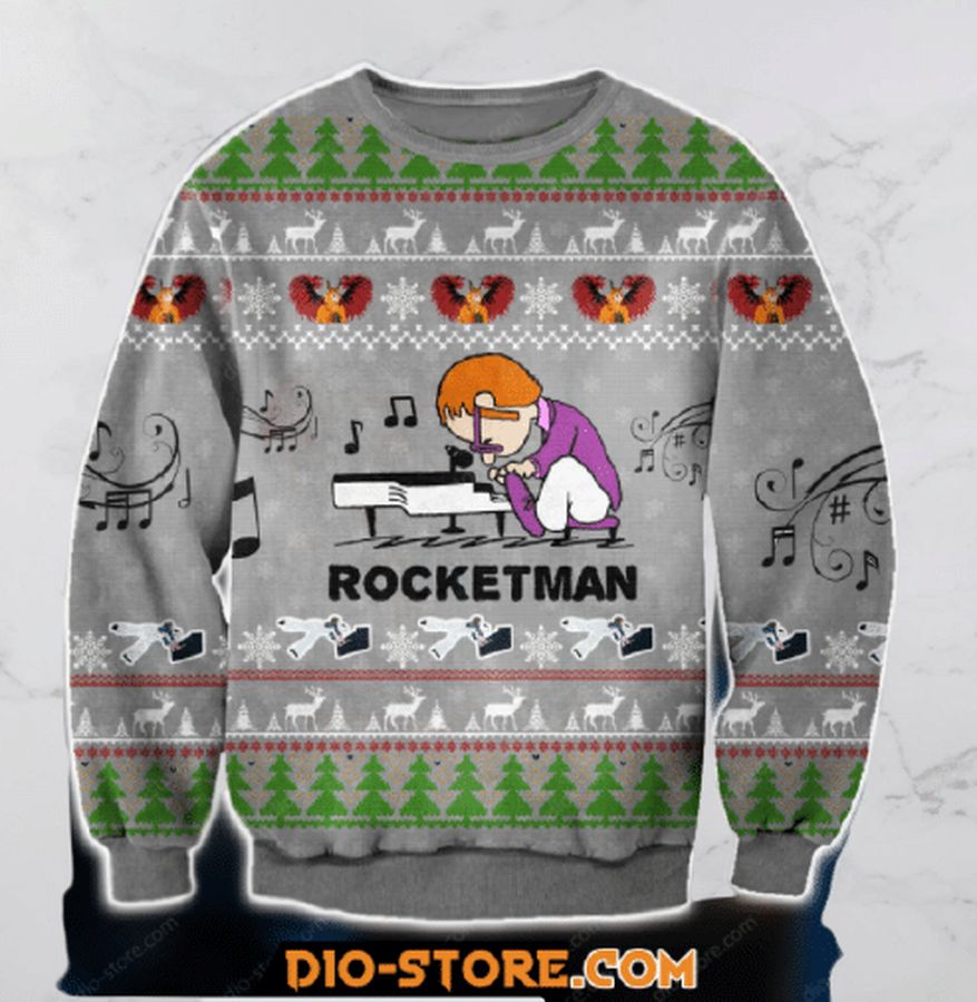 ROCKETMAN UGLY CHRISTMAS SWEATER Ugly Sweater Christmas Sweaters Hoodie Sweater