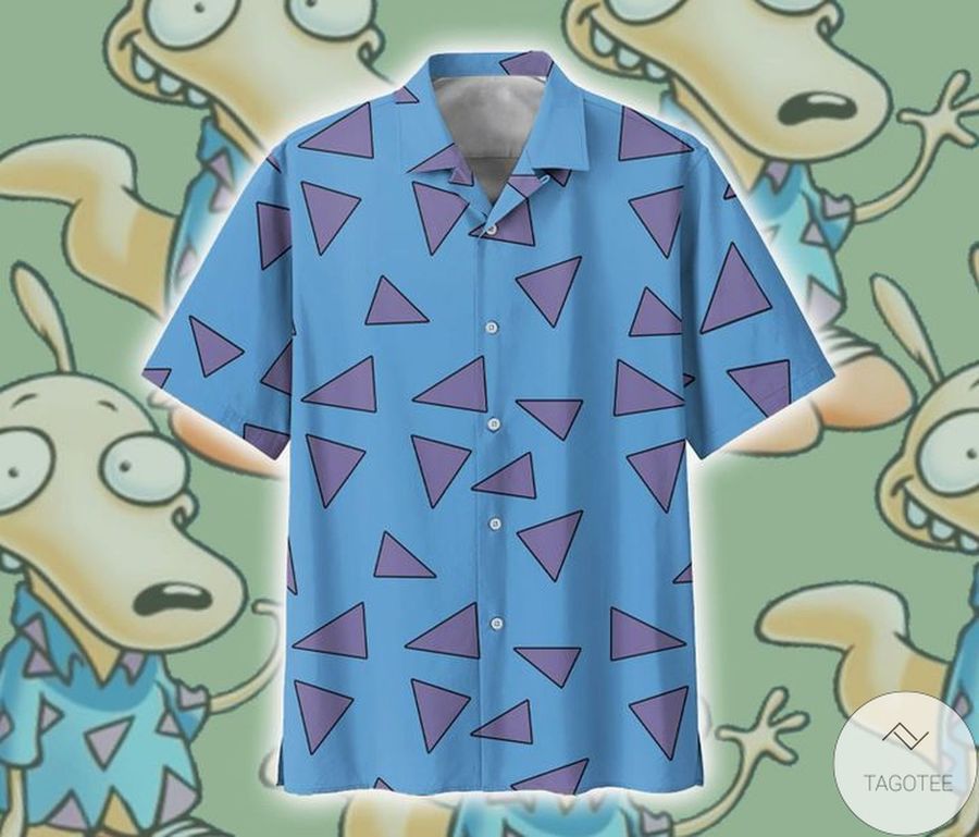Rockos Modern Life Triangle Pattern Hawaiian Shirt
