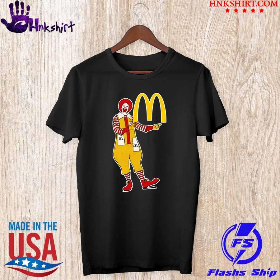 Ronald McDonald logo shirt