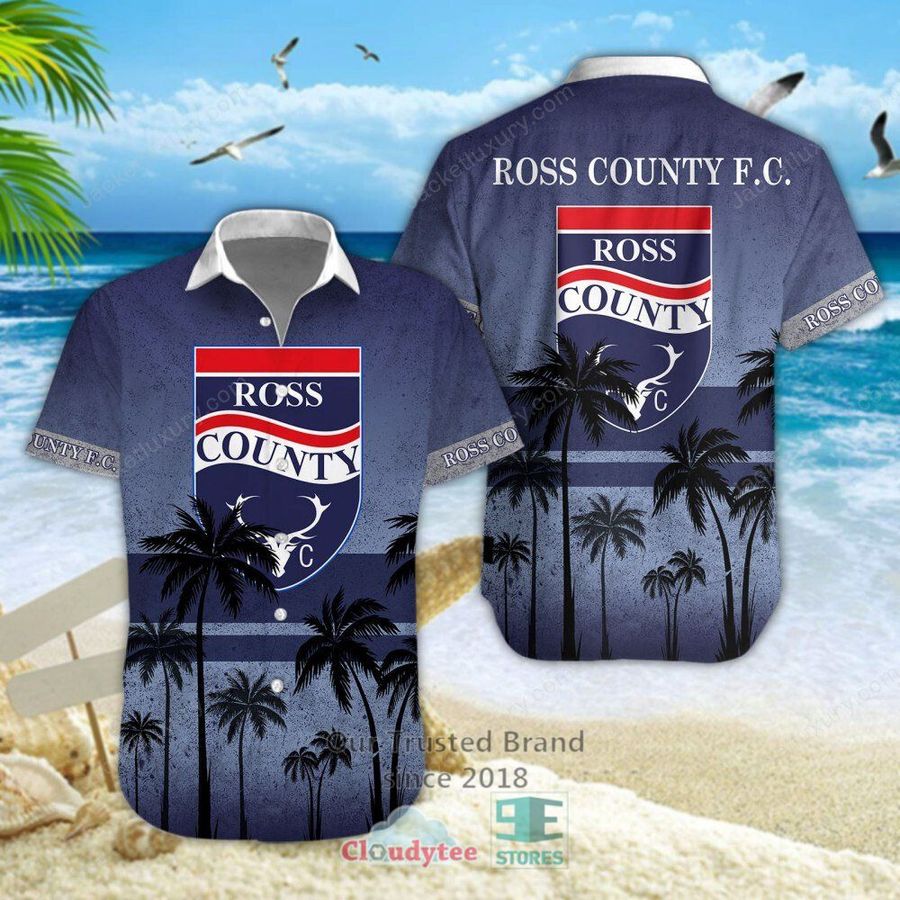 Ross County Football Club Hawaiian Shirt, Short – LIMITED EDITION