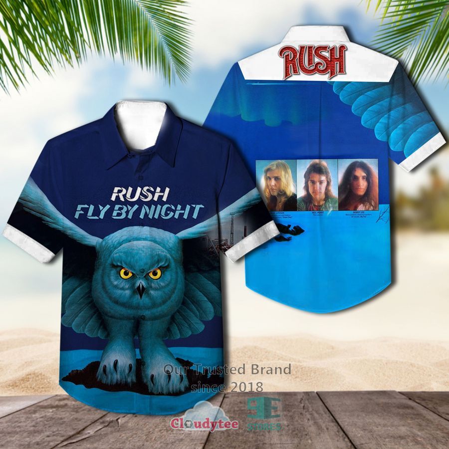 Rush Band Fly by Night Album Hawaiian Shirt – LIMITED EDITION