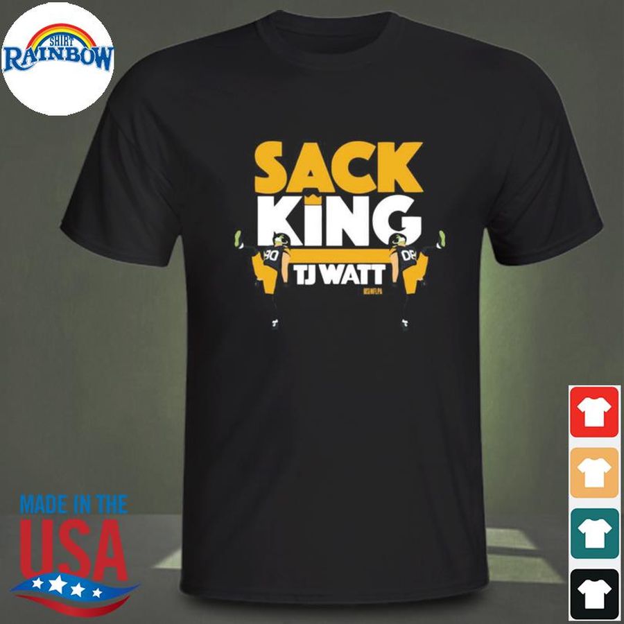 Sack king TJ Watt Tee shirt