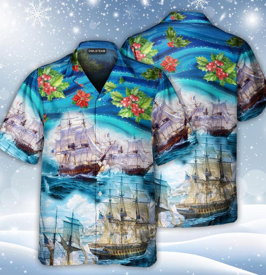 Sail Go To The Sea Christmas Hawaiian Shirt
