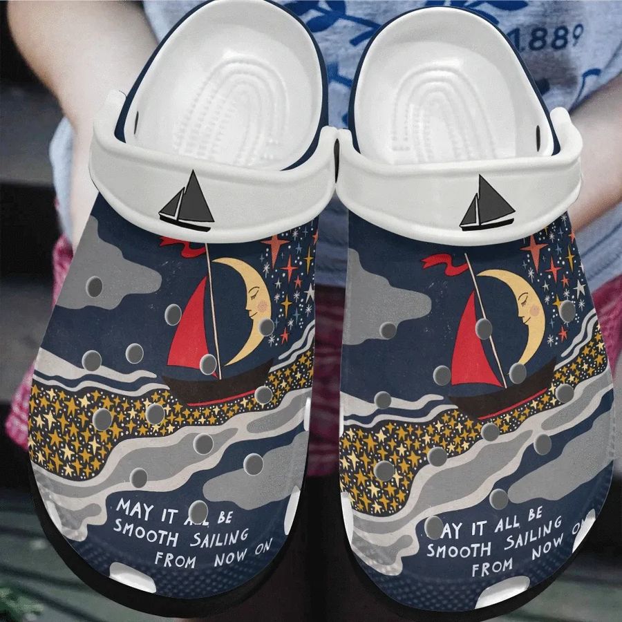 Sailing Personalized Clog Custom Crocs Comfortablefashion Style Comfortable For Women Men Kid Print 3D Milky Way