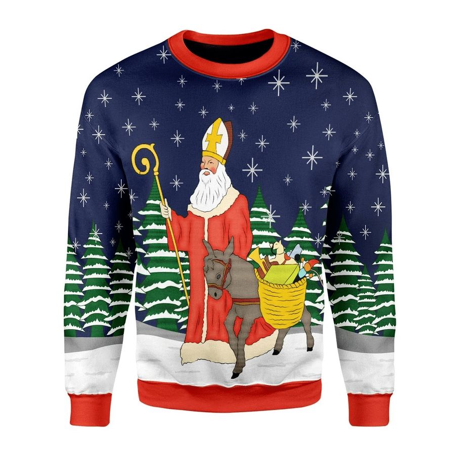 Saint Nicholas Ugly Christmas Sweater - 66