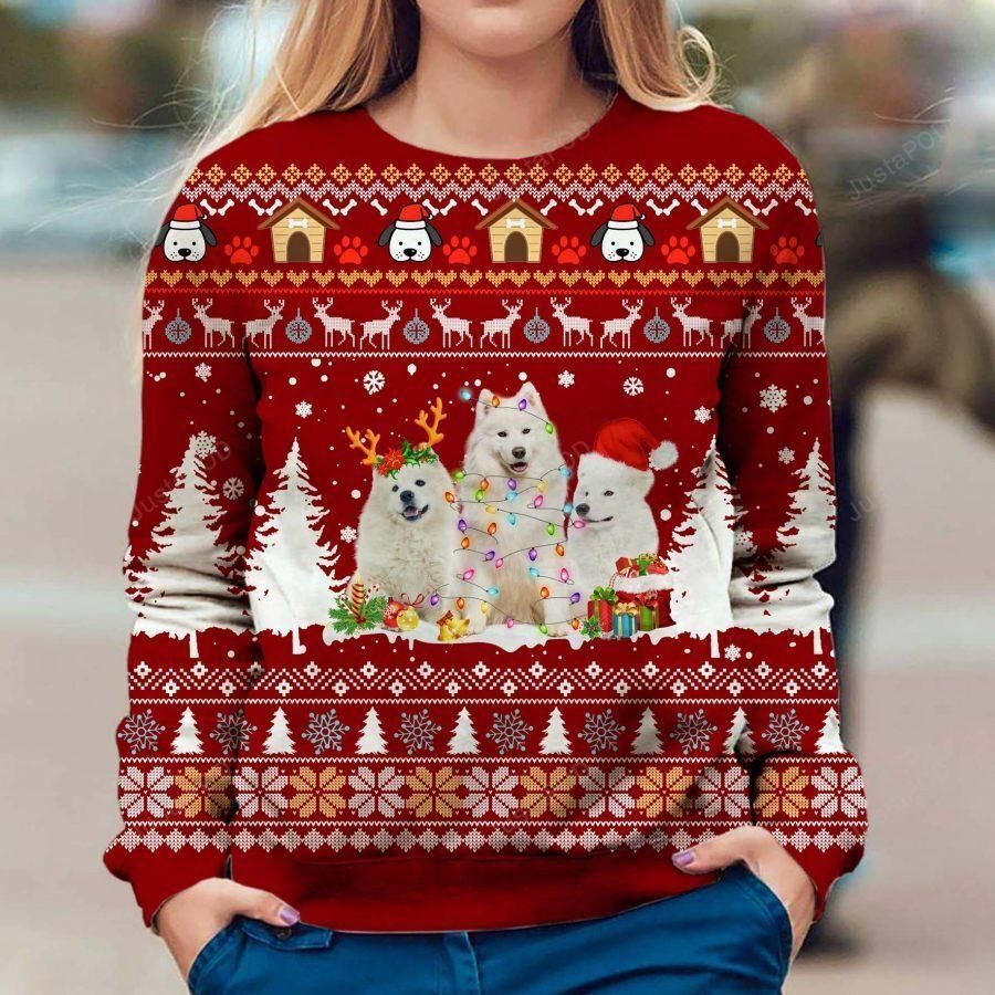 Samoyed Ugly Sweater Ugly Sweater Christmas Sweaters Hoodie Sweater