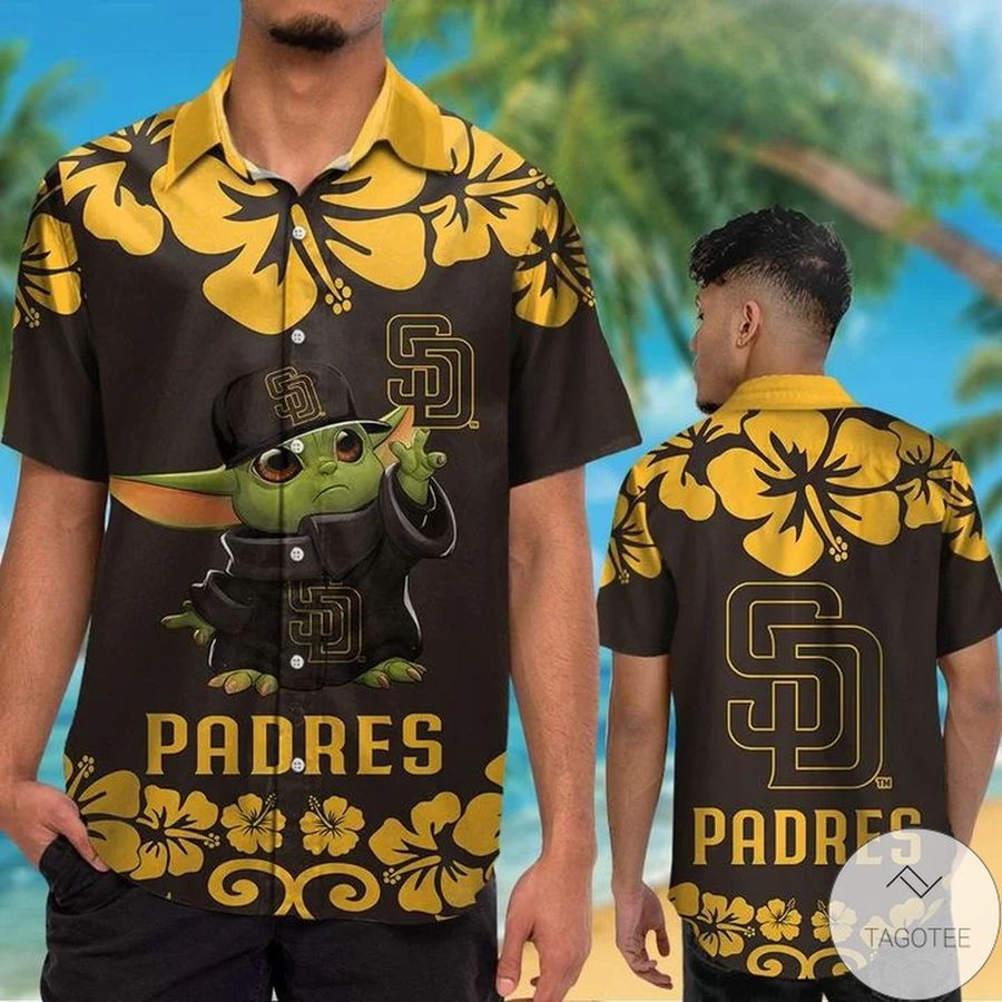 San Diego Padres Baby Yoda Hawaiian Shirt