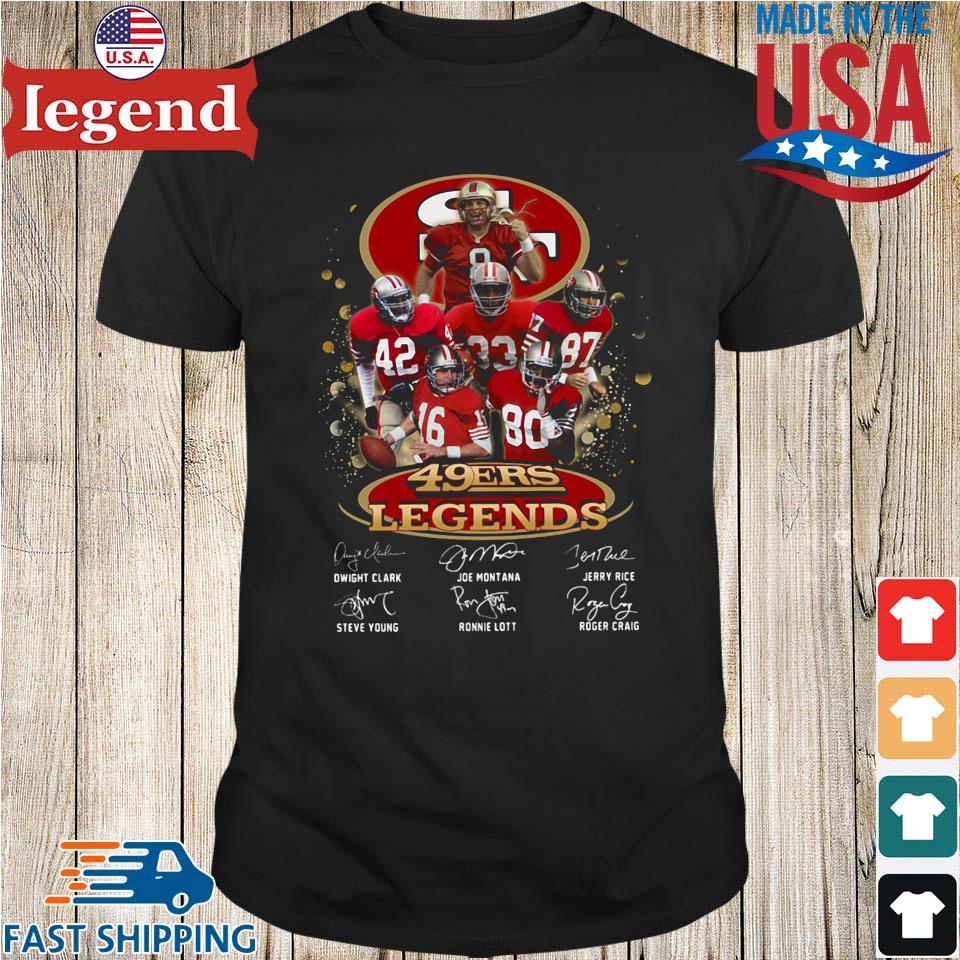 San Francisco 49ers Legends Signatures Shirt