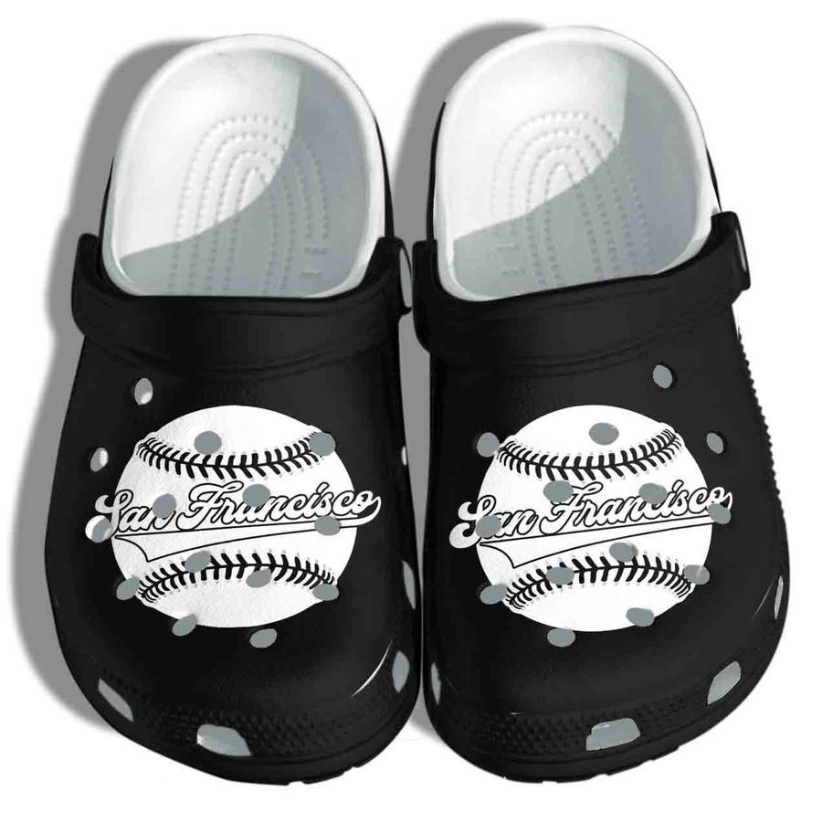 San Francisco Baseball Shoes Crocs - Sport Clog Birthday Gift Man Women