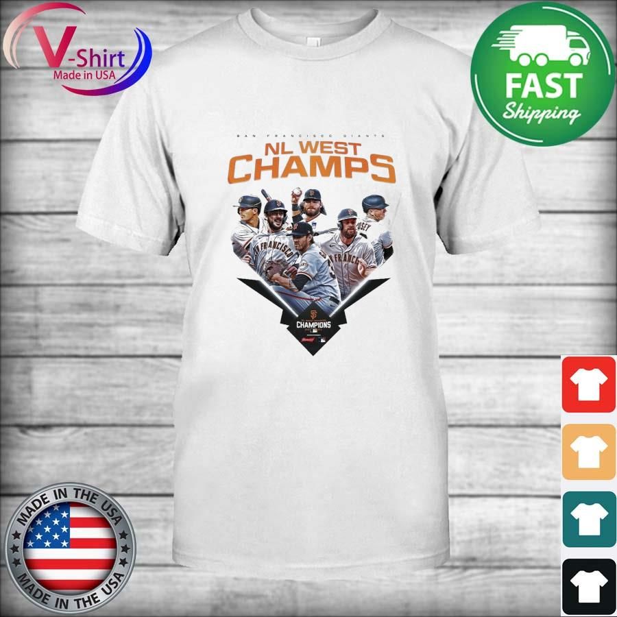 San Francisco Giants 2021 NL West Division Champions T-shirt