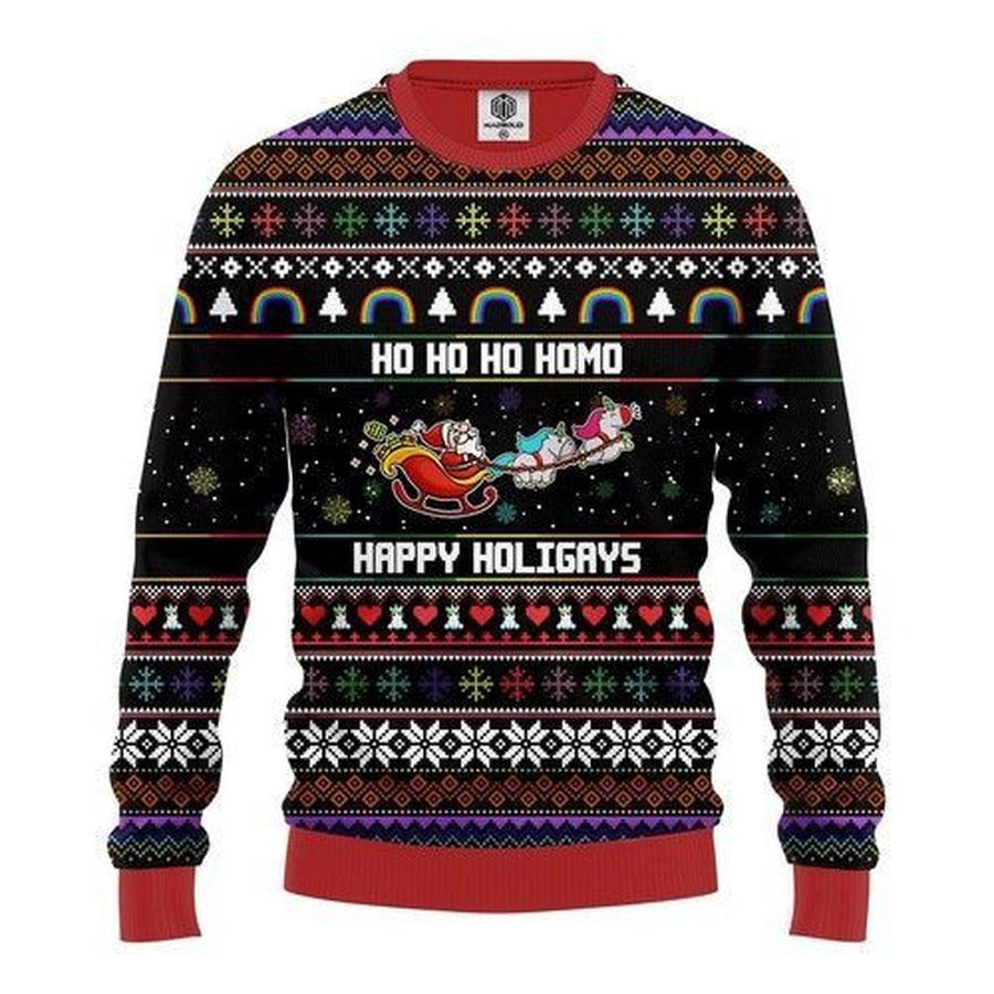 Santa Claus Funny Hohoho For Unisex Ugly Christmas Sweater All