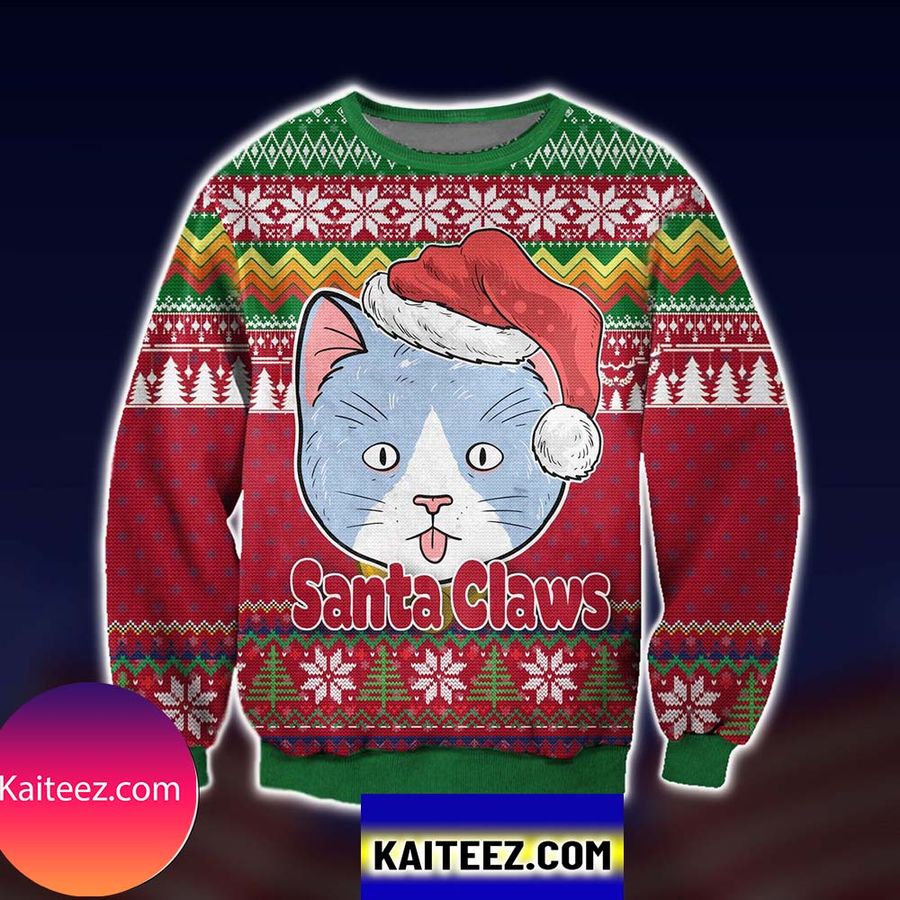 Santa Claws Christmas Ugly Sweater