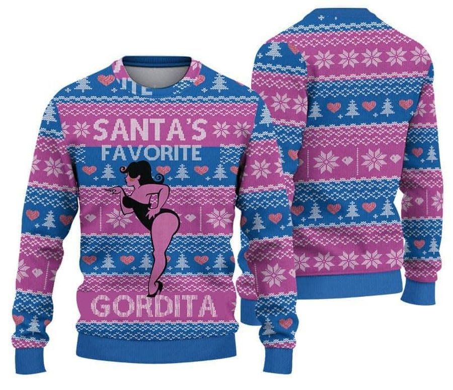 Santa favorite Gordita Pink Ugly Sweater