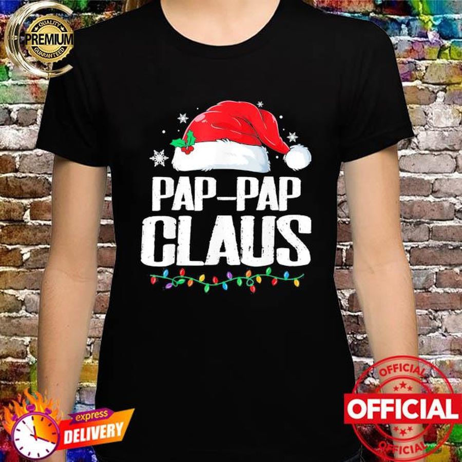 Santa Pap-Pap Claus Christmas Matching Family Shirt