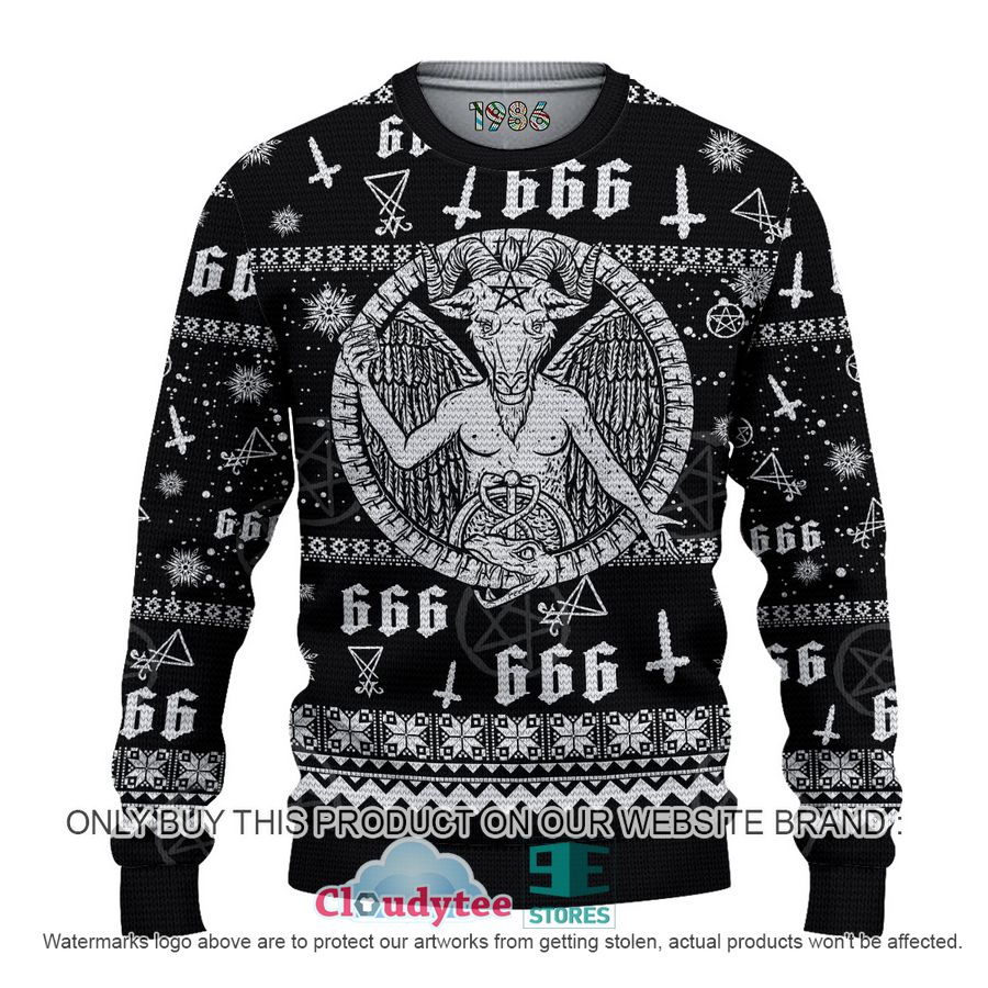 Satan 666 Black Christmas All Over Printed Shirt, hoodie – LIMITED EDITION