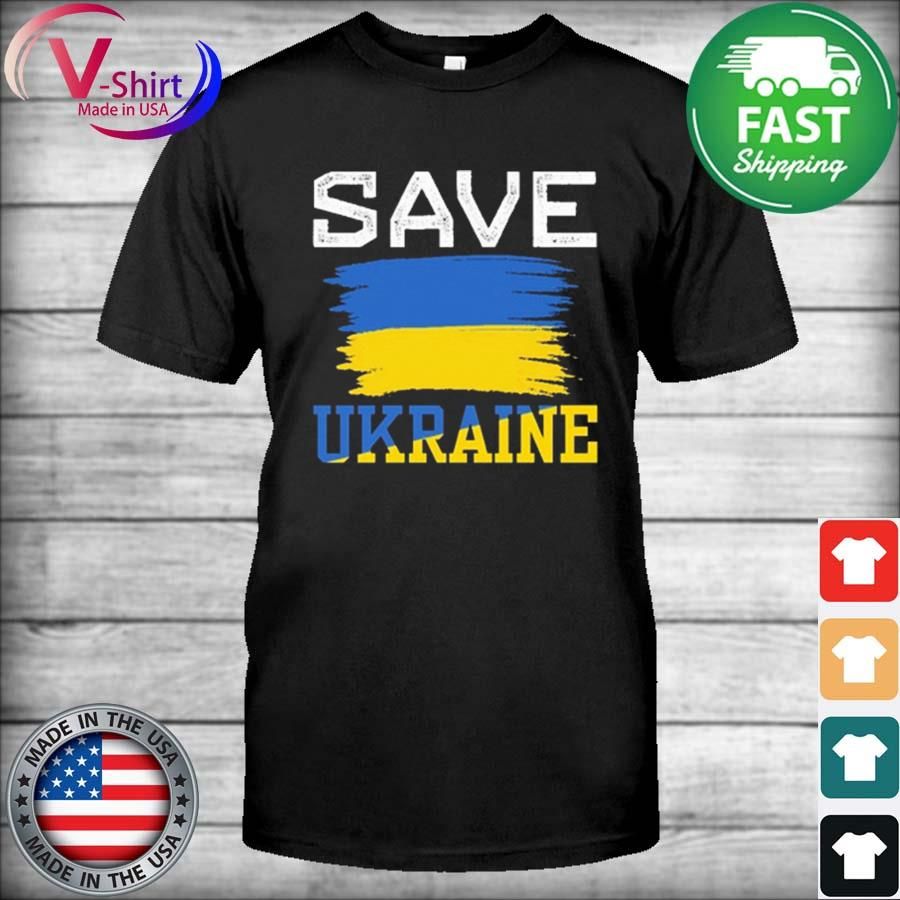 Save Ukraine Ukrainian Flag Shirt