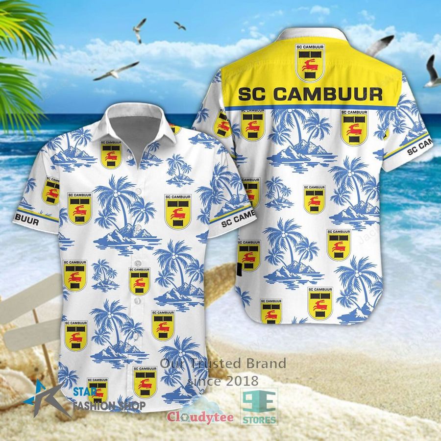 SC Cambuur Leeuwarden Hawaiian Shirt, Short – LIMITED EDITION