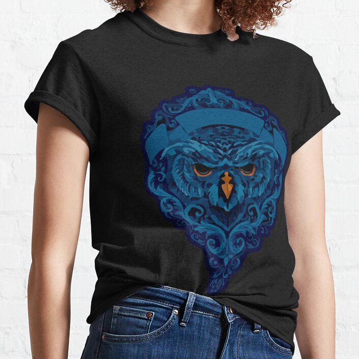 Scary Owl Classic T-Shirt