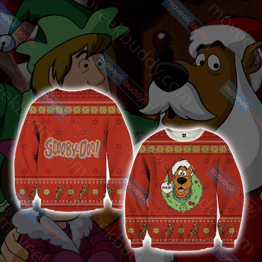 Scooby-Doo For Unisex Ugly Christmas Sweater All Over Print Sweatshirt