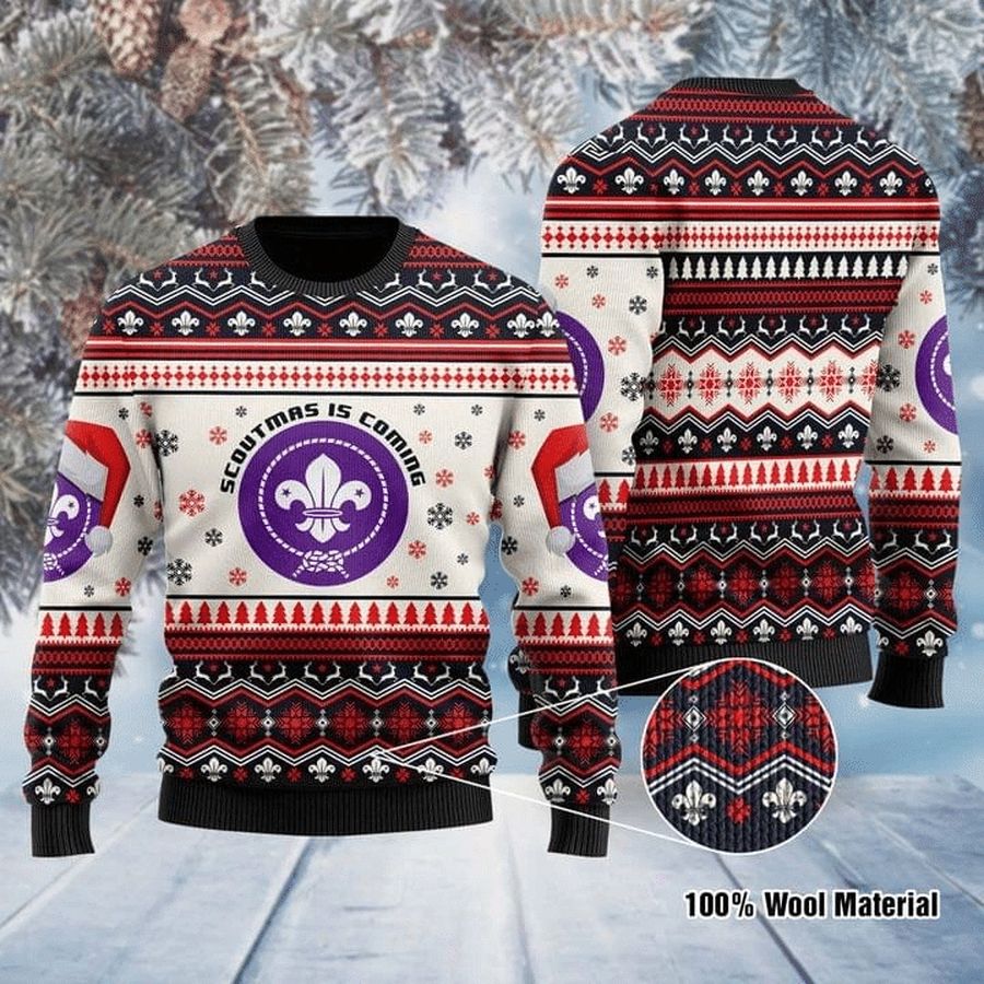 Scoutmas Is Coming Ugly Christmas Sweater - 7