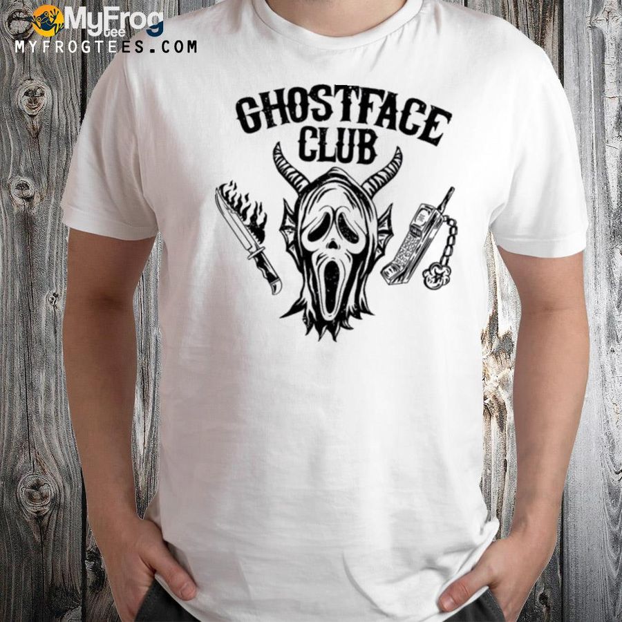 Scream Movie Ghostface Club Shirt