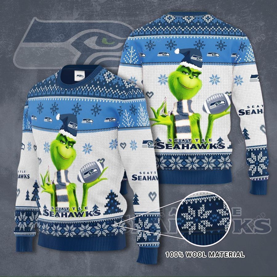 Seatle Seahawks SeawUgly Christmas Sweater, All Over Print Sweatshirt, Ugly Sweater, Christmas Sweaters, Hoodie, Sweater