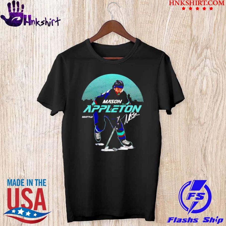 Seattle Hockey Mason Appleton Skyline Signature Shirt