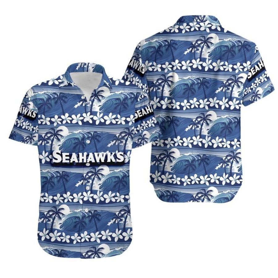 Seattle Seahawks Coconut Trees Gift For Fan Hawaii Shirt And Short