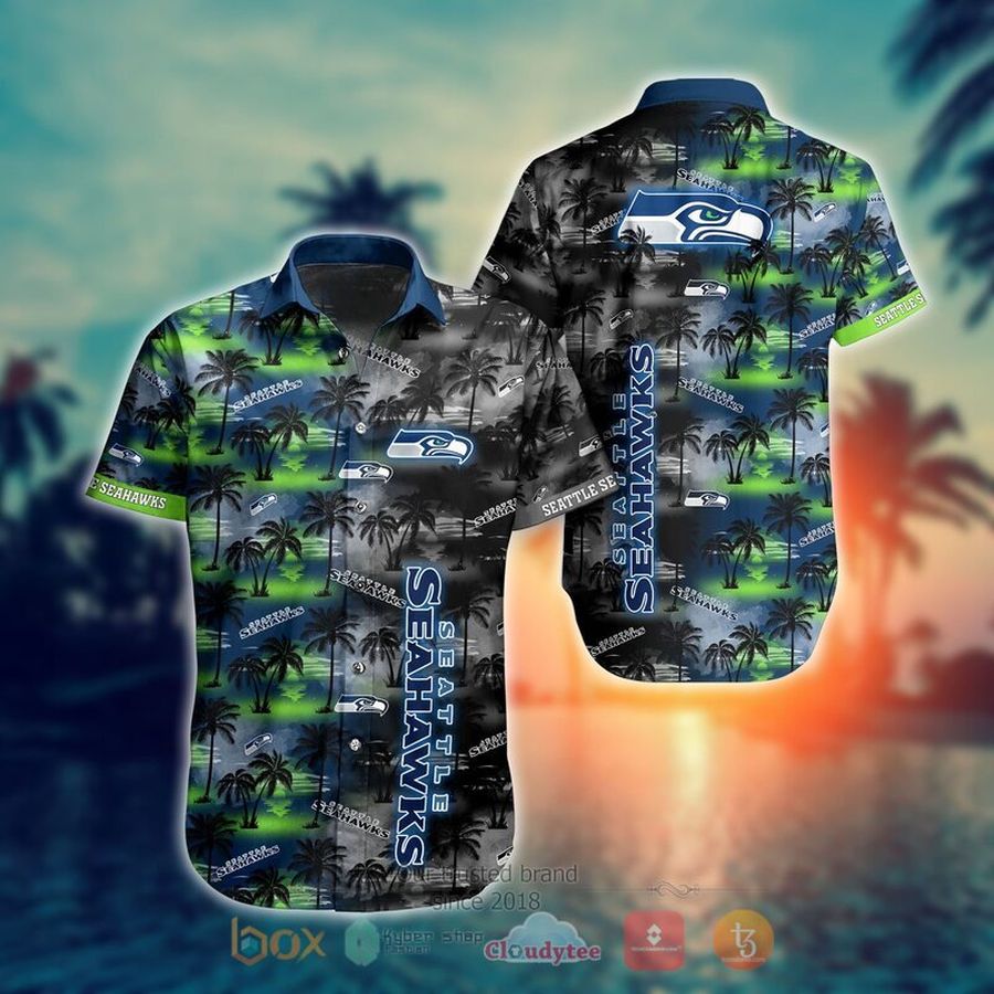 Seattle Seahawks Style Hawaiian Shirt Short