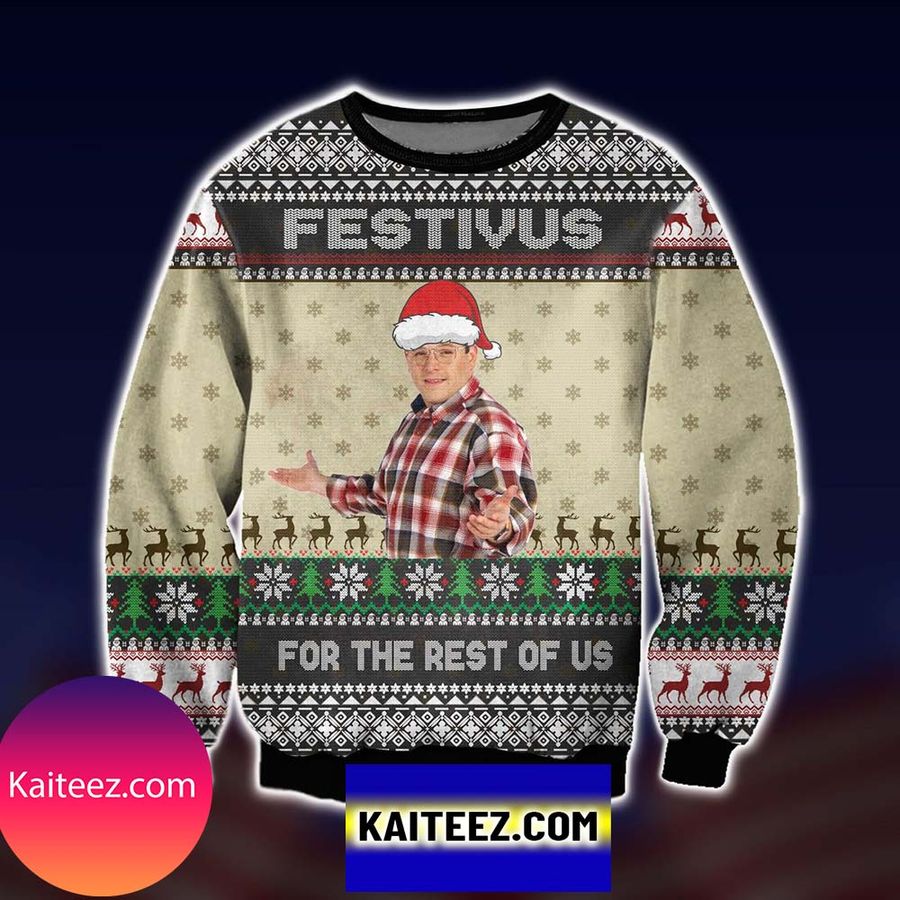Seinfield George Castanza Festivus For The Rest Of Us Christmas Ugly Sweater