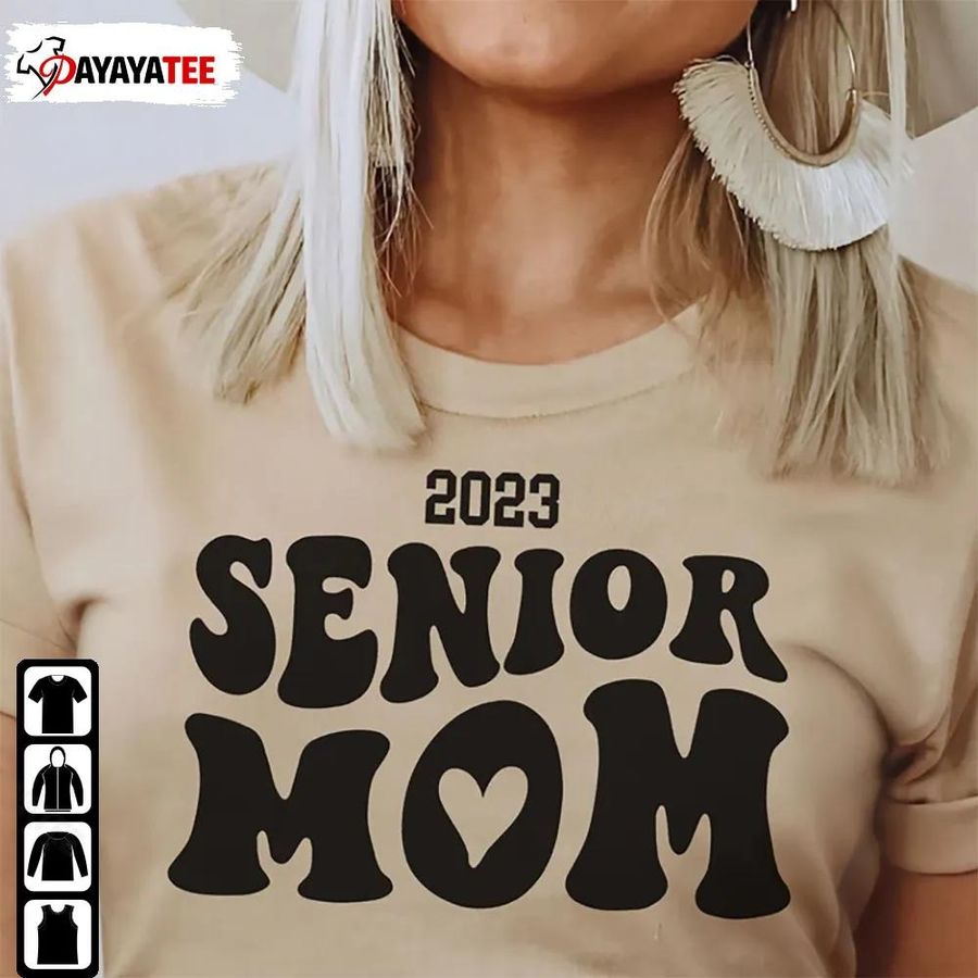 Senior Mom 2023 Shirt Boho Class Of 2023 Unisex Hoodie