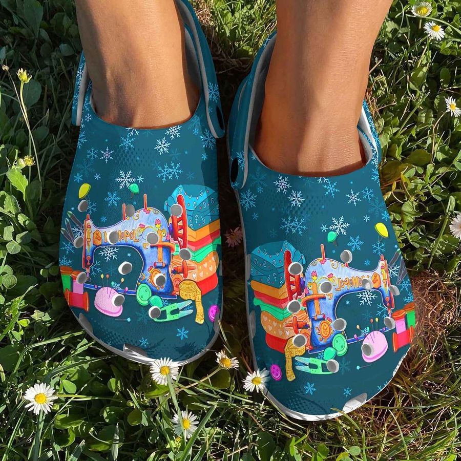 Sewing Personalized Clog Custom Crocs Comfortablefashion Style Comfortable For Women Men Kid Print 3D Sewing Machine