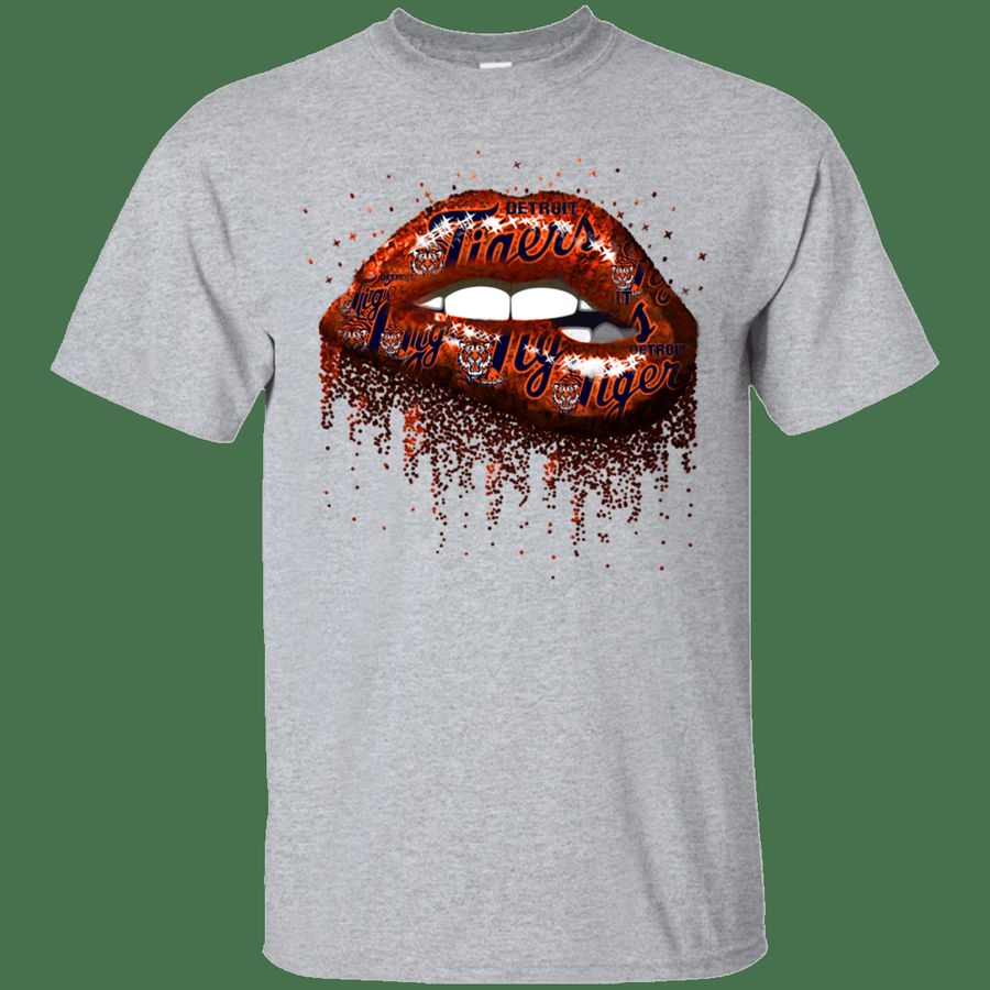 Sexy Detroit Tigers Lips For Baseball Lovers shirt, Gift
