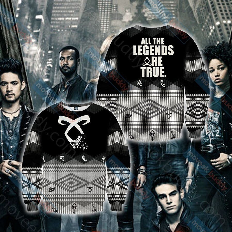 Shadowhunters All Legend Are True For Unisex Ugly Christmas Sweater